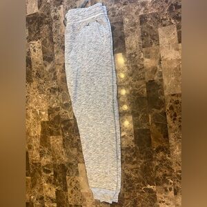 Mens White/Grey Hollister Sweatpants (Size-S)